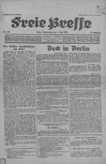 Lodzer Freie Presse : verbreitetste deutsche Tageszeitung in Polen 1935, nr 185