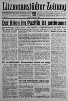 Litzmannstaedter Zeitung 9 grudzień 1941 nr 341