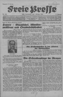 Lodzer Freie Presse : verbreitetste deutsche Tageszeitung in Polen 1936, nr 275-305
