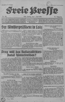 Lodzer Freie Presse : verbreitetste deutsche Tageszeitung in Polen 1938, nr 182-211