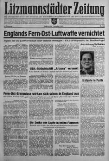 Litzmannstaedter Zeitung 14 grudzień 1941 nr 346