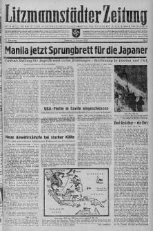 Litzmannstaedter Zeitung 4 styczeń 1942 nr 4