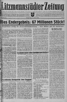 Litzmannstaedter Zeitung 15 styczeń 1942 nr 15