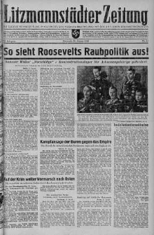 Litzmannstaedter Zeitung 21 styczeń 1942 nr 21