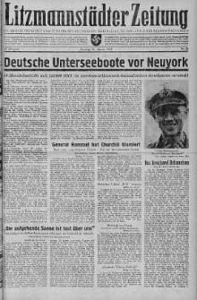 Litzmannstaedter Zeitung 25 styczeń 1942 nr 25