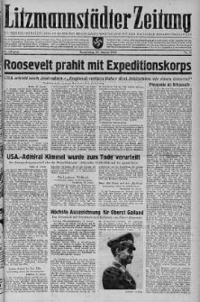 Litzmannstaedter Zeitung 29 styczeń 1942 nr 29