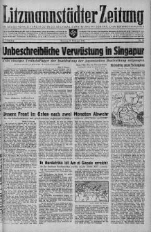 Litzmannstaedter Zeitung 8 luty 1942 nr 39
