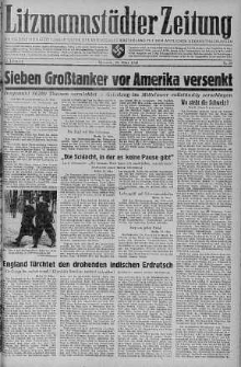 Litzmannstaedter Zeitung 25 marzec 1942 nr 84