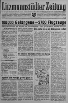 Litzmannstaedter Zeitung 5 kwiecień 1942 nr 95