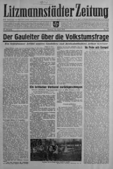 Litzmannstaedter Zeitung 26 kwiecień 1942 nr 115