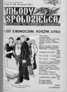 Młody Spółdzielca : przewodnik dla spółdzielni uczniowskich listopad 1936 nr 3-4 (8-9)