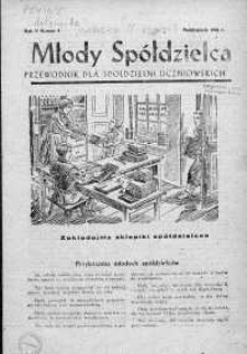 Młody Spółdzielca : przewodnik dla spółdzielni uczniowskich październik 1945 nr 2