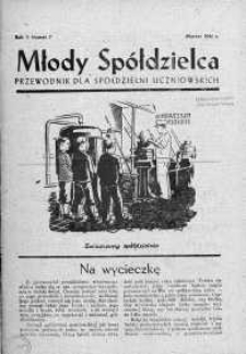 Młody Spółdzielca : przewodnik dla spółdzielni uczniowskich marzec 1946 nr 7