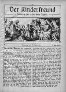 Der Kinderfreund: Zeitschrift fur unsere liebe Jugend 19 czerwiec 1921 nr 6