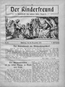 Der Kinderfreund: Zeitschrift fur unsere liebe Jugend 11 grudzień 1921 nr 17