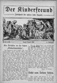 Der Kinderfreund: Zeitschrift fur unsere liebe Jugend sierpień 1924 nr 9/10