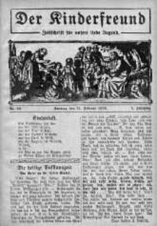 Der Kinderfreund: Zeitschrift fur unsere liebe Jugend 21 luty 1926 nr 22