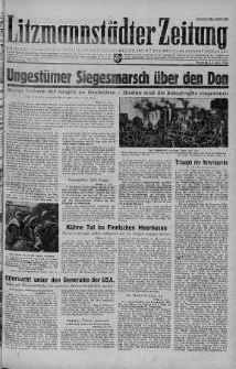 Litzmannstaedter Zeitung 12 lipiec 1942 nr 192