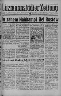 Litzmannstaedter Zeitung 25 lipiec 1942 nr 205