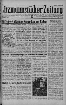 Litzmannstaedter Zeitung 6 sierpień 1942 nr 217