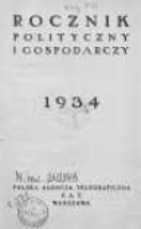 Rocznik Polityczny i Gospodarczy 1934