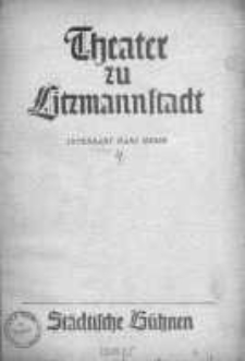 Theater zu Litzmannstadt Oktober 1940/1941 h. 4