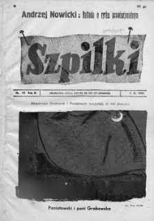 Szpilki 7 listopad 1937 nr 45