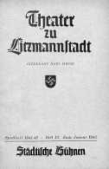 Theater zu Litzmannstadt Januar 1941/1942 h. 13