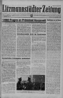 Litzmannstaedter Zeitung 30 wrzesień 1942 nr 272