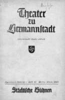Theater zu Litzmannstadt März 1941/1942 h. 17