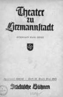 Theater zu Litzmannstadt Mai 1941/1942 h. 21