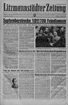 Litzmannstaedter Zeitung 2 pażdziernik 1942 nr 274