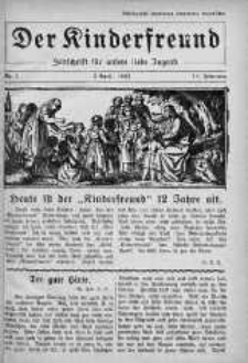 Der Kinderfreund: Zeitschrift fur unsere liebe Jugend 3 kwiecień 1932 nr 1