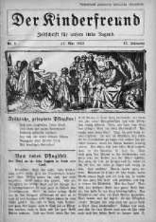 Der Kinderfreund: Zeitschrift fur unsere liebe Jugend 15 maj 1932 nr 3