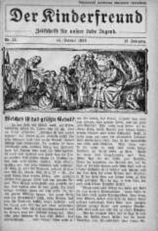 Der Kinderfreund: Zeitschrift fur unsere liebe Jugend 15 październik 1933 nr 14