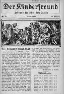 Der Kinderfreund: Zeitschrift fur unsere liebe Jugend 21 styczeń 1934 nr 20