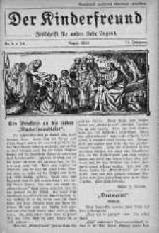 Der Kinderfreund: Zeitschrift fur unsere liebe Jugend sierpień 1934 nr 9/10