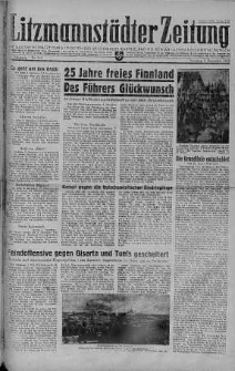 Litzmannstaedter Zeitung 6 grudzień 1942 nr 339