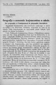 Czasopismo Geograficzne: poświęcone sprawom nauczania geografji: organ Zrzeszenia Nauczycieli Polskich Geografji 1925 t.3 z.3-4