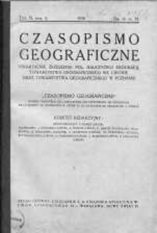 Czasopismo Geograficzne: poświęcone sprawom nauczania geografji: organ Zrzeszenia Nauczycieli Polskich Geografji 1928 t.6 z.4