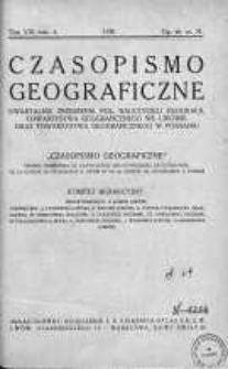 Czasopismo Geograficzne: poświęcone sprawom nauczania geografji: organ Zrzeszenia Nauczycieli Polskich Geografji 1930 t.8 z.4