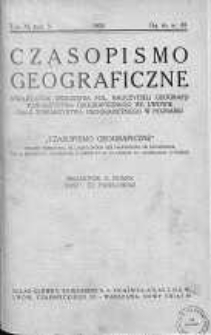 Czasopismo Geograficzne: poświęcone sprawom nauczania geografji: organ Zrzeszenia Nauczycieli Polskich Geografji 1933 t.11 z.3