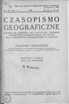Czasopismo Geograficzne: poświęcone sprawom nauczania geografji: organ Zrzeszenia Nauczycieli Polskich Geografji 1934 t.12 z.3-4