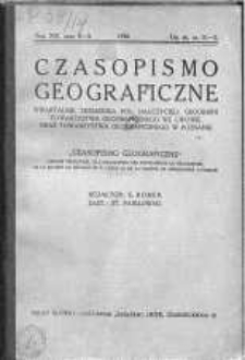 Czasopismo Geograficzne: poświęcone sprawom nauczania geografji: organ Zrzeszenia Nauczycieli Polskich Geografji 1936 t.14 z.2-3