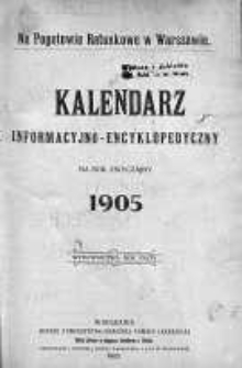 Kalendarz informacyjno-encyklopedyczny na rok 1905