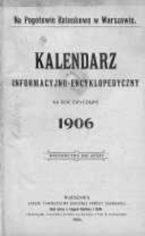 Kalendarz informacyjno-encyklopedyczny na rok 1906