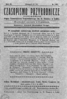 Czasopismo Przyrodnicze Ilustrowane. Organ Towarzystwa Przyrodniczego im. St. Staszica w Łodzi 1929 z.1-2