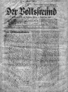 Der Volksfreund: Wochenschrift fur die Deutschen Polens in Stadt und Land 26 grudzień 1937 nr 52