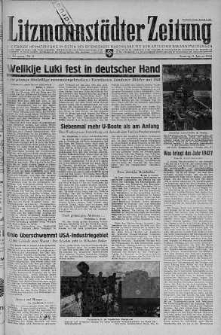 Litzmannstaedter Zeitung 3 styczeń 1943 nr 3