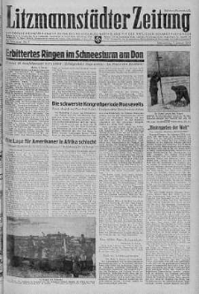 Litzmannstaedter Zeitung 7 styczeń 1943 nr 7